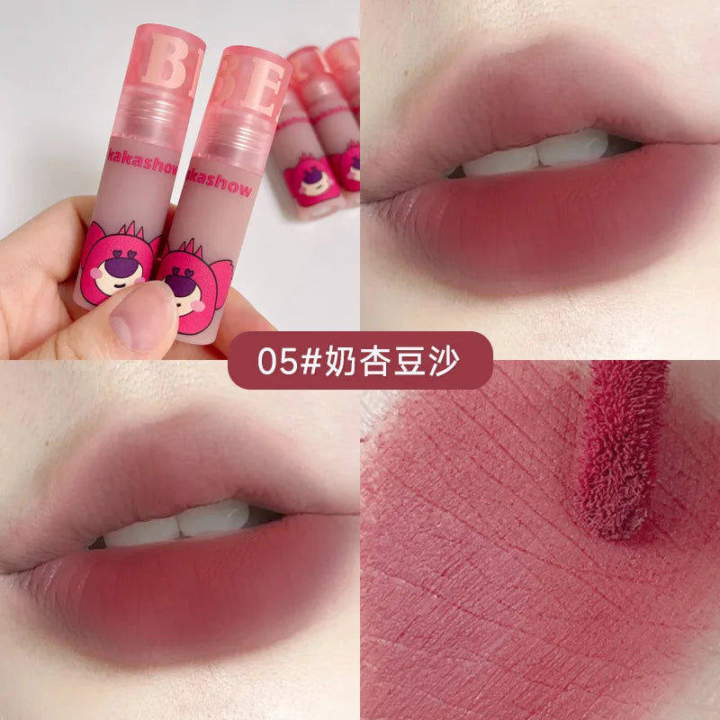 Peach Pink Matte Liquid Lipstick – Velvet Lip Glaze Waterproof Matte Liquid Lipstick PRIMED kakashow-05