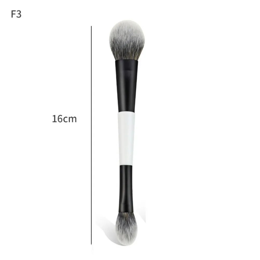 Dual-Ended F4 Contour & Blush Brush | Synthetic Makeup Tool