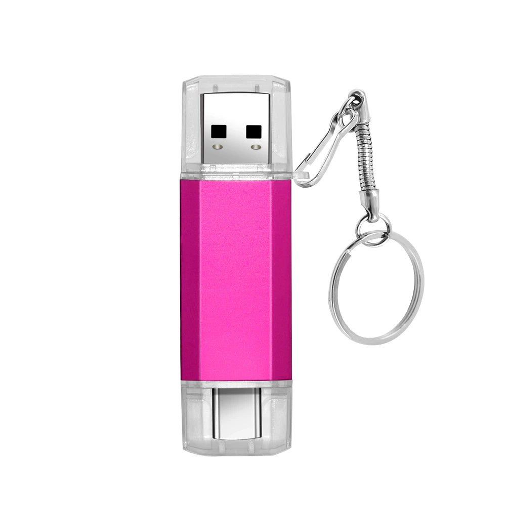 USB Type-C Flash Drive 4GB–256GB | Dual Interface Metal Stick USB Flash Drive PRIMED 4GB Style 6