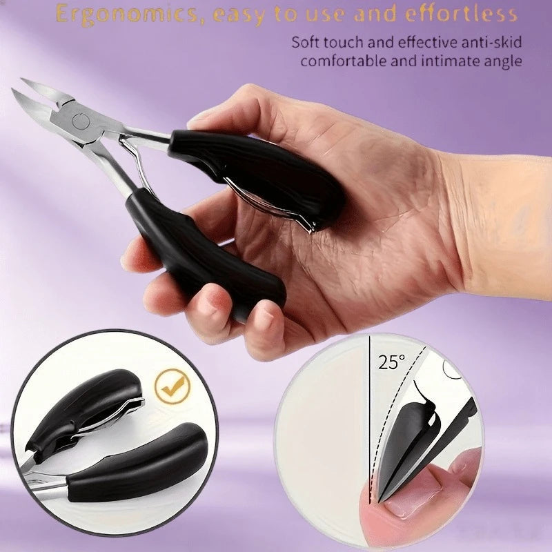 Stainless Steel Pedicure Kit – Nail Clipper Set 2/5 Pc Nail Care Kit PRIMED