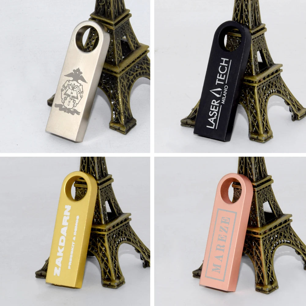100-Pack Metal USB Flash Drives 256MB–128GB | Free Logo Bulk USB Flash Drives PRIMED
