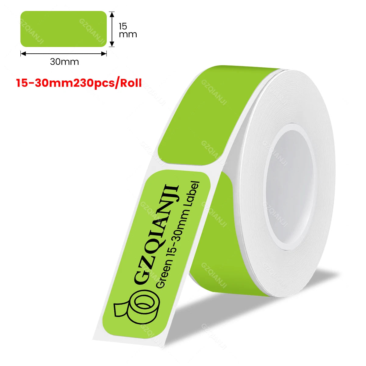 P15 Thermal Label Rolls – Multi-Size White & Transparent Stickers Thermal Label Rolls PRIMED GR 15-30mm230pcs
