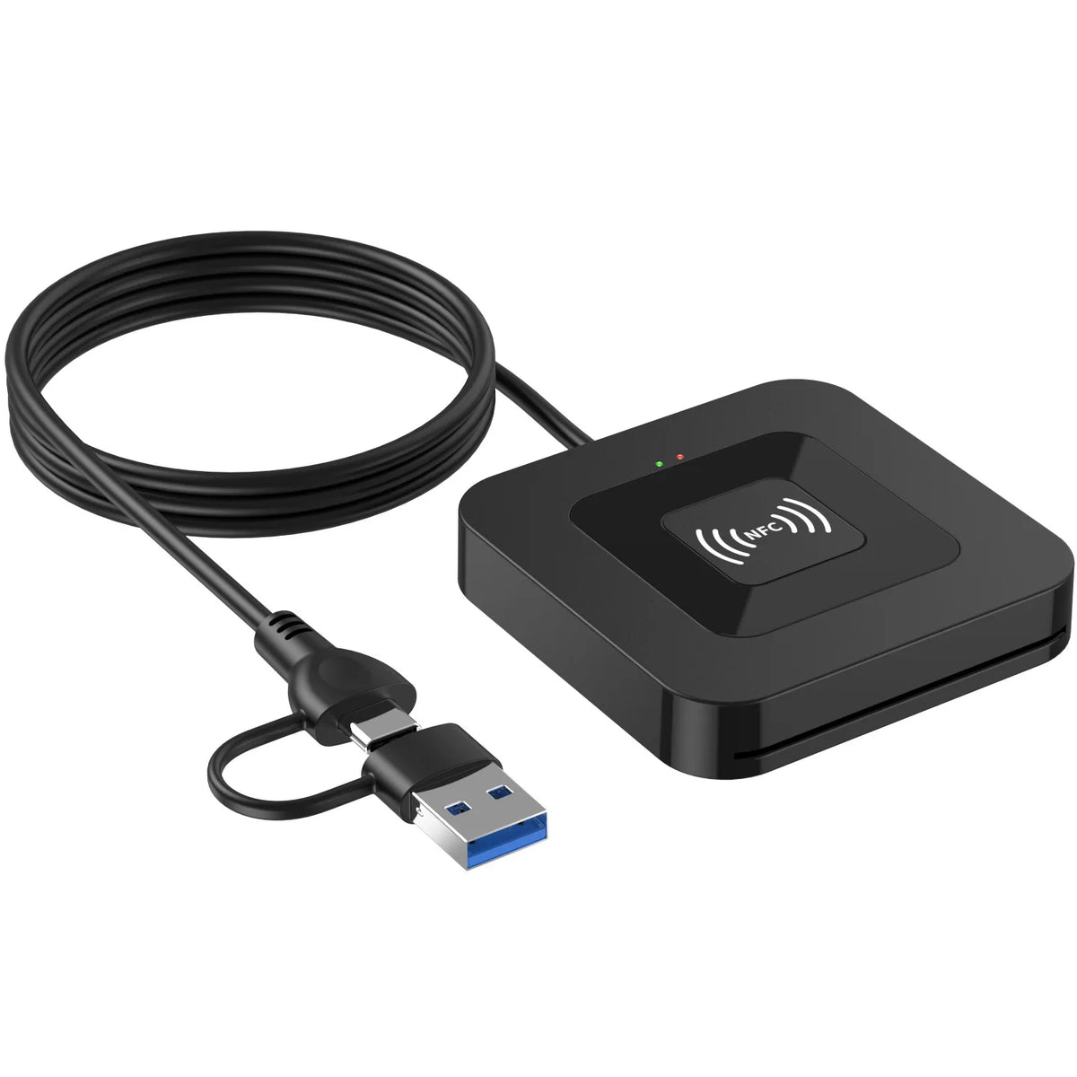 UTHAI X06 USB 2-in-1 Smart Card Reader – Contact & NFC