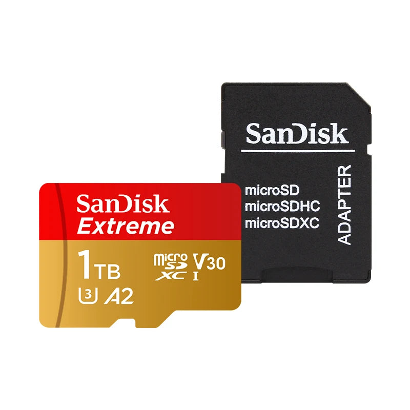SanDisk MicroSD Card 4K V30 U3 A2 – Dash Cam & Drone Use MicroSD Memory Card PRIMED 1TB
