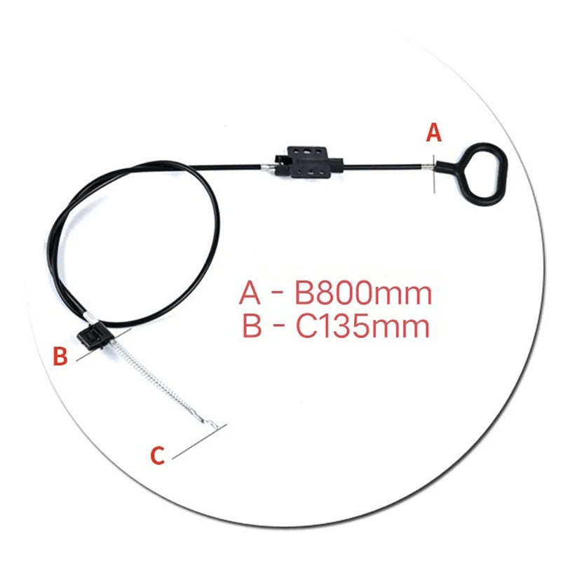 Universal Recliner Pull Cable D-Ring Handle Spring Replacement