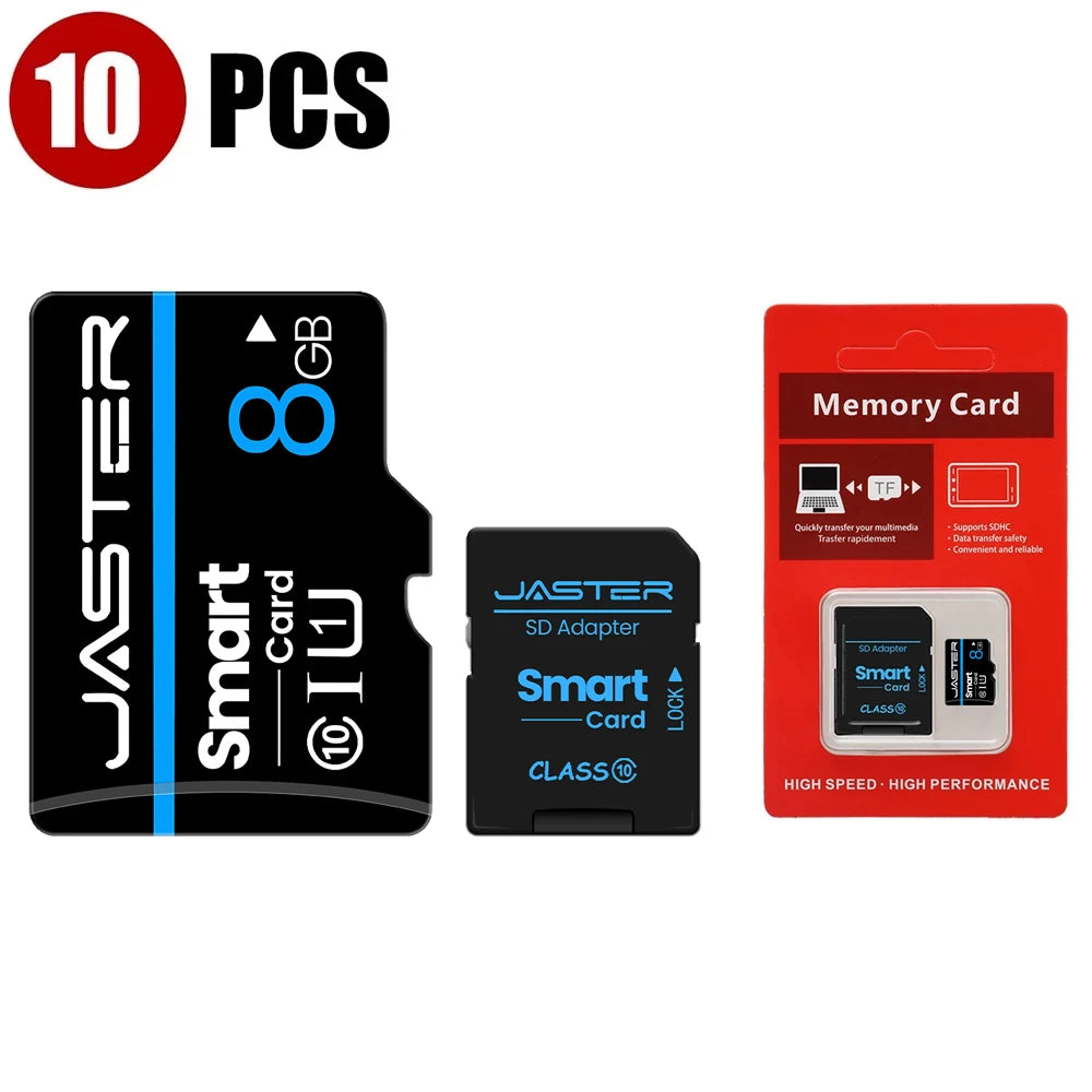10-Pack Class 10 TF/SD Memory Cards 16GB 32GB 64GB 128GB Flash Memory Card PRIMED 8GB 10PCS CN