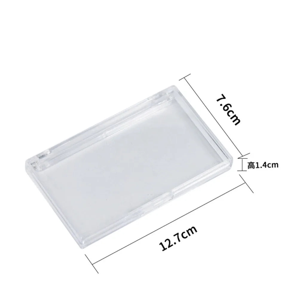 Clear Eyelash Storage Box – Portable Transparent Lash Organizer Lash Storage Case PRIMED Transparent