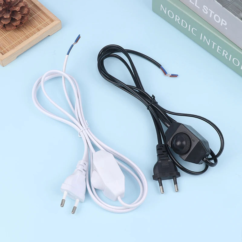 EU Plug 1.8M Dimmer Extension Cord for Table Lamp 220V Dimmer Extension Cord PRIMED