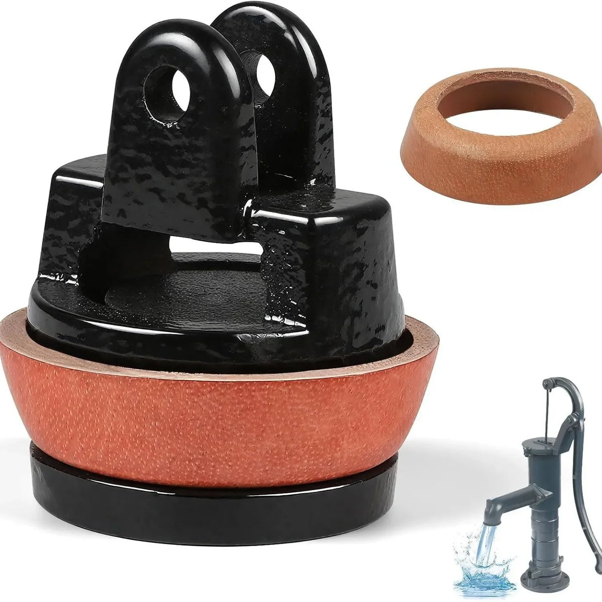 Type 75 Hand Pump Replacement Piston with Leather Seal