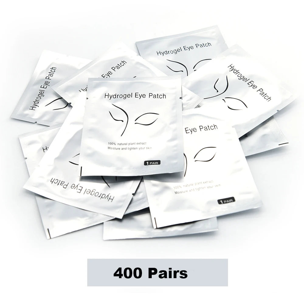 400 Pairs Hydrogel Under Eye Pads for Eyelash Extensions Eyelash Extension Pads PRIMED 400 Pairs Fox