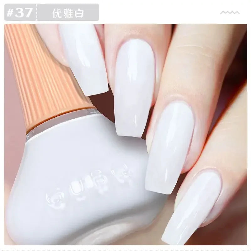 Glitter Gel Nail Polish Quick Dry Autumn Coffee Tones 12ml
