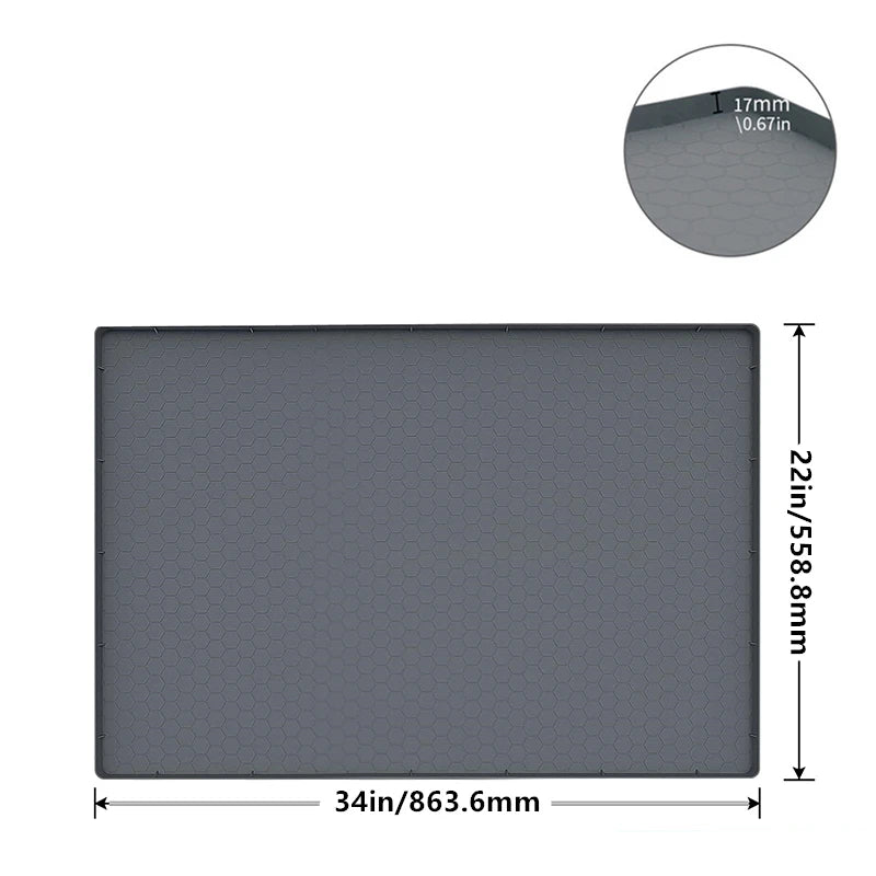 Waterproof Silicone Under Sink Mat – Kitchen & Bathroom Liner