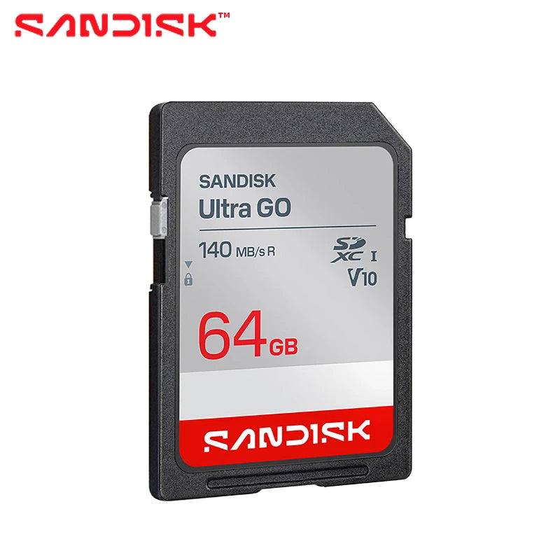 SanDisk Ultra GO SD Card V10 UHS-I | 32GB 64GB 128GB SD Memory Card PRIMED