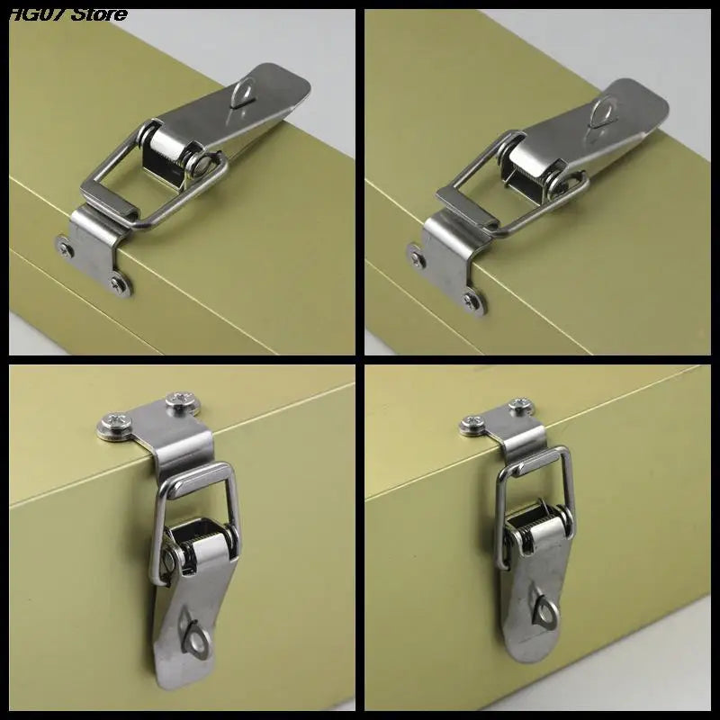 Stainless Steel Spring Toggle Draw Latch Hasp Clasp Lock