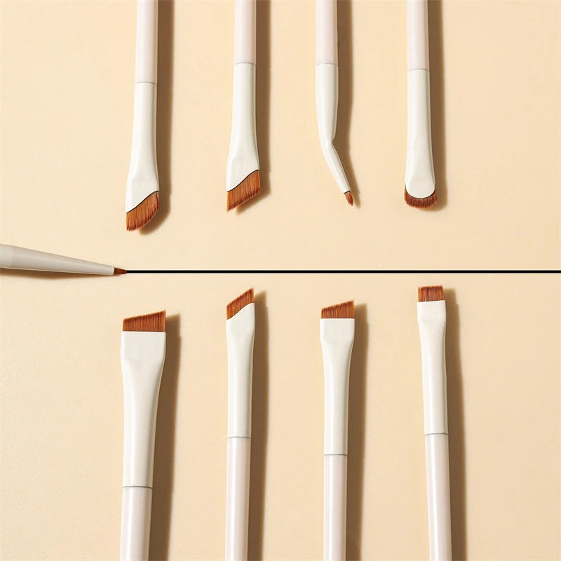 Angled Eyeliner & Eyebrow Brush Set – 1, 3, 7 or 9 Pcs