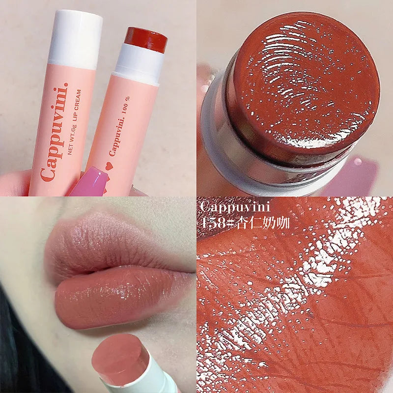 Cappuvini 3-Color Moisturizing Colored Lip Balm & Lipstick Colored Lip Balm PRIMED 158