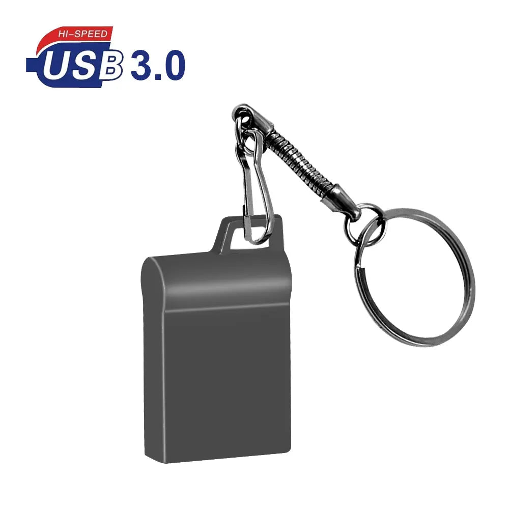 KAWEIDA USB 3.0 Flash Drive 8–128GB Metal Pen Drive + Keychain USB Flash Drive PRIMED Gun 16 GB