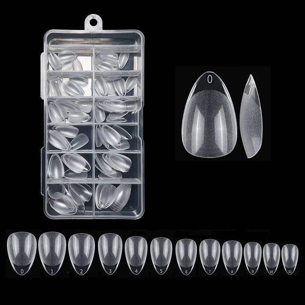 Half Matte Press On Nails Extra Short False Tips 120/240pcs