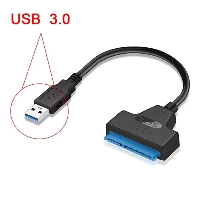 SATA to USB 3.0 Adapter Cable | 2.5" HDD & SSD Converter SATA USB Adapter PRIMED USB 3.0 22cm