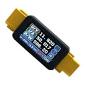 XT60 Bidirectional Ammeter Wattmeter 5–34V 30A + Temp Sensor