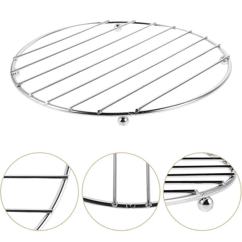 LMETJMA Stainless Steel Trivet Hot Pad – Square Table Mat Kitchen Trivet Hot Pad PRIMED