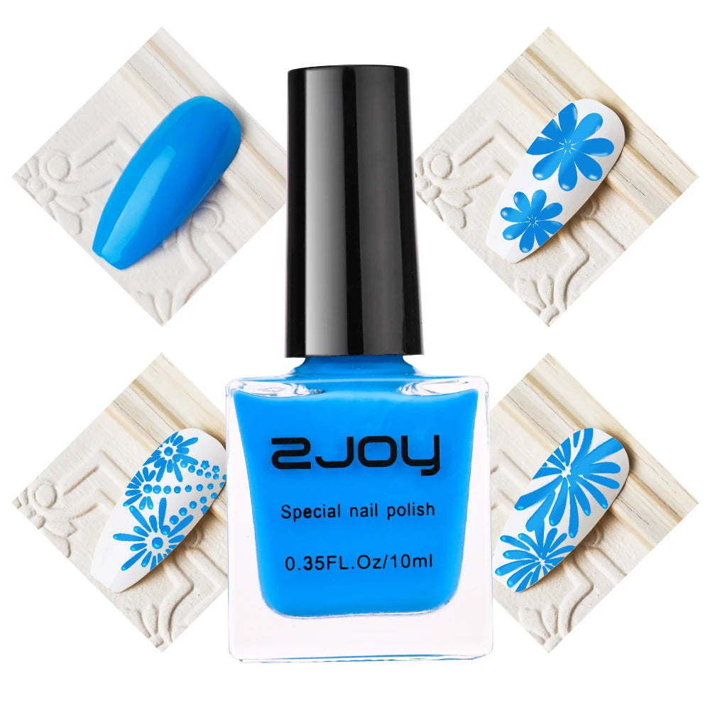 UV LED Stamping Gel Nail Polish 10ml | Vivid Nail Art Lacquer