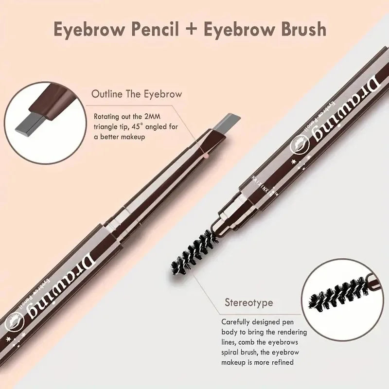 Ultra Fine Double-Ended Eyebrow Pencil | 5 Colors Waterproof Eyebrow Pencil PRIMED