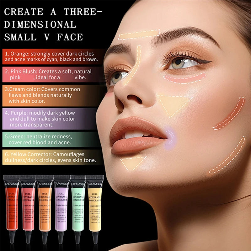 Fafamoon Waterproof Full Coverage Liquid Concealer Matte