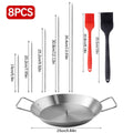 Vertical Al Pastor Skewer Stainless Steel BBQ Spit Stand BBQ Skewer Stand PRIMED 8 Pieces