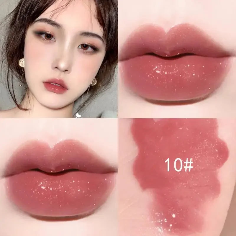 TEAYASON Mirror Jelly Lip Gloss – 10 Shades Pearl Lipstick