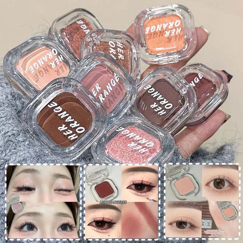 Red Brown Matte Eyeshadow Palette – Waterproof Shimmer Contour
