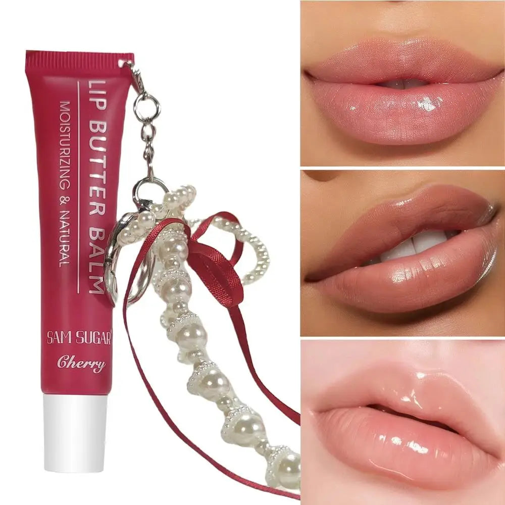 SAM SUGAR Pearl Chain Lip Gloss Butter Balm – Mirror Shine