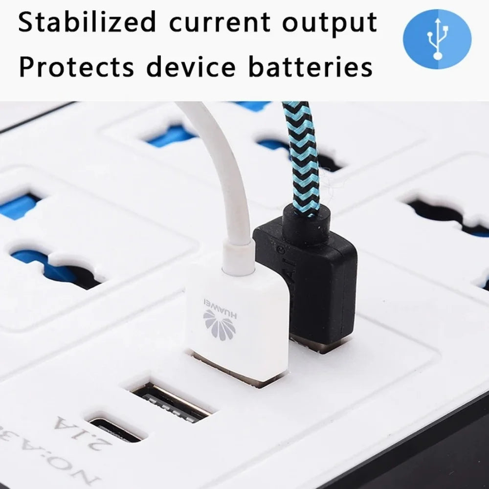 Universal Power Strip EU/US/UK | USB-C Port & 2m Cord Power Strip PRIMED