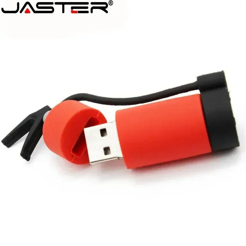 Fire Safety Cartoon USB Flash Drive 32GB 64GB | Novelty Memory Stick Novelty USB Flash Drive PRIMED