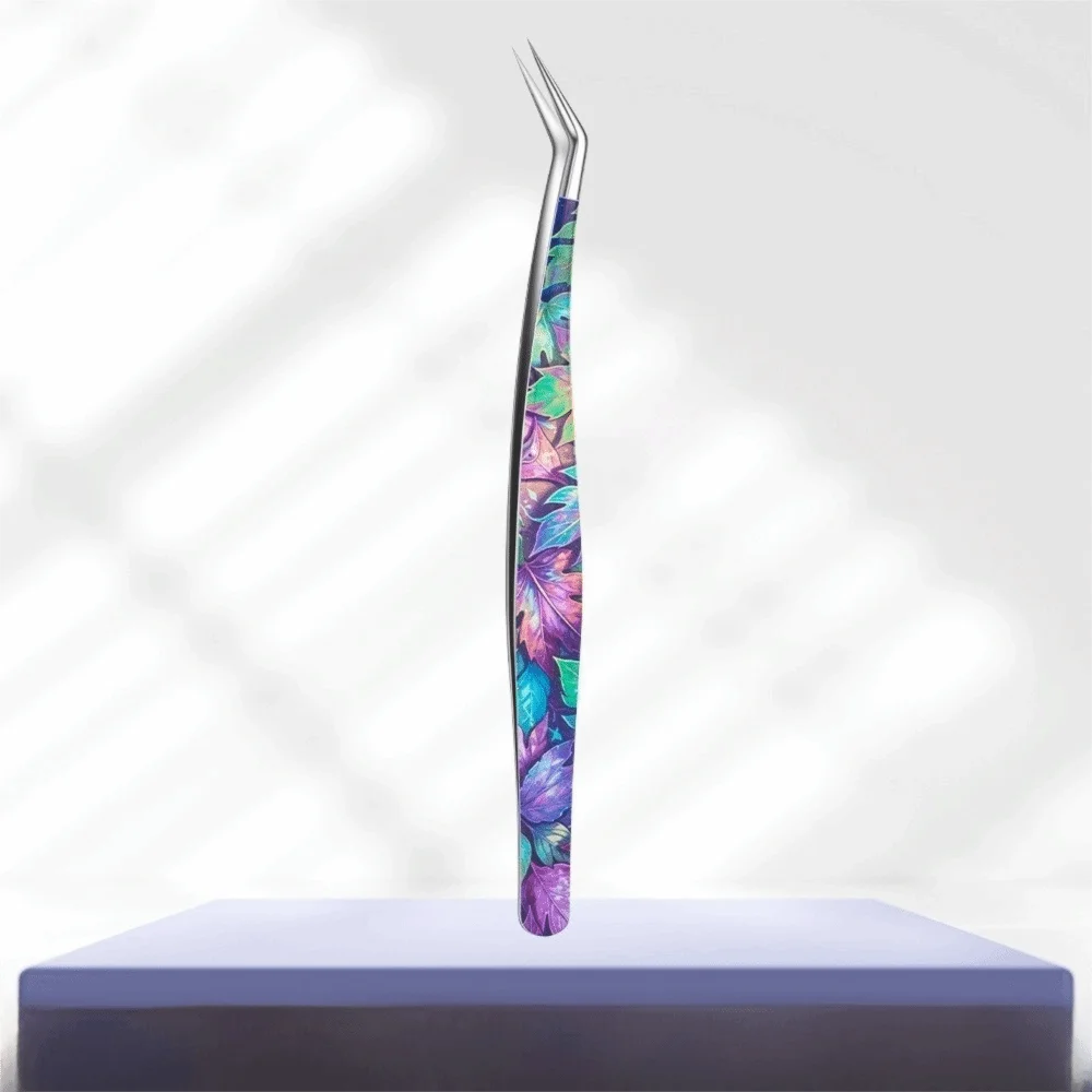 Curved Precision Tweezers – Stainless Steel Lash & Craft Tool Precision Tweezers PRIMED Style 3