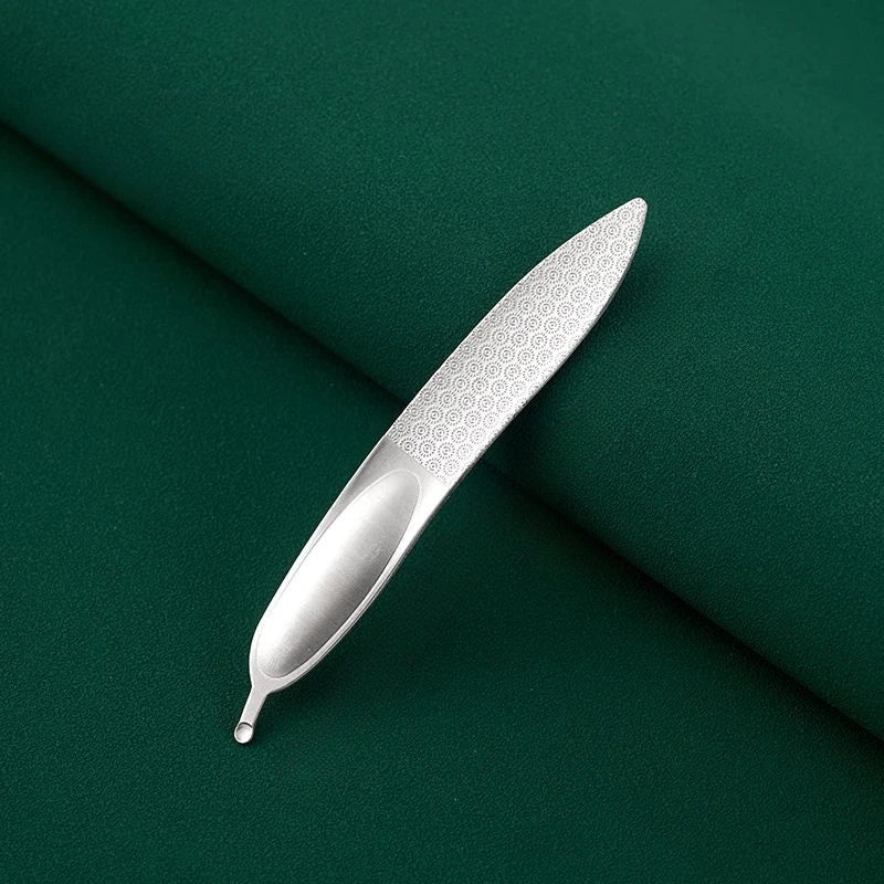 Ouriner Double-Sided Stainless Steel Nail File | Manicure Tool