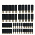 50-Pack Metal USB Flash Drives 1–64GB | Free Custom Logo USB Flash Drive PRIMED black-L 1GB-50PCS