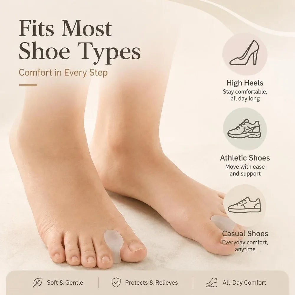 I-Shaped Big Toe Separator – Soft SEBS Spacer 1 Pair Toe Separator PRIMED