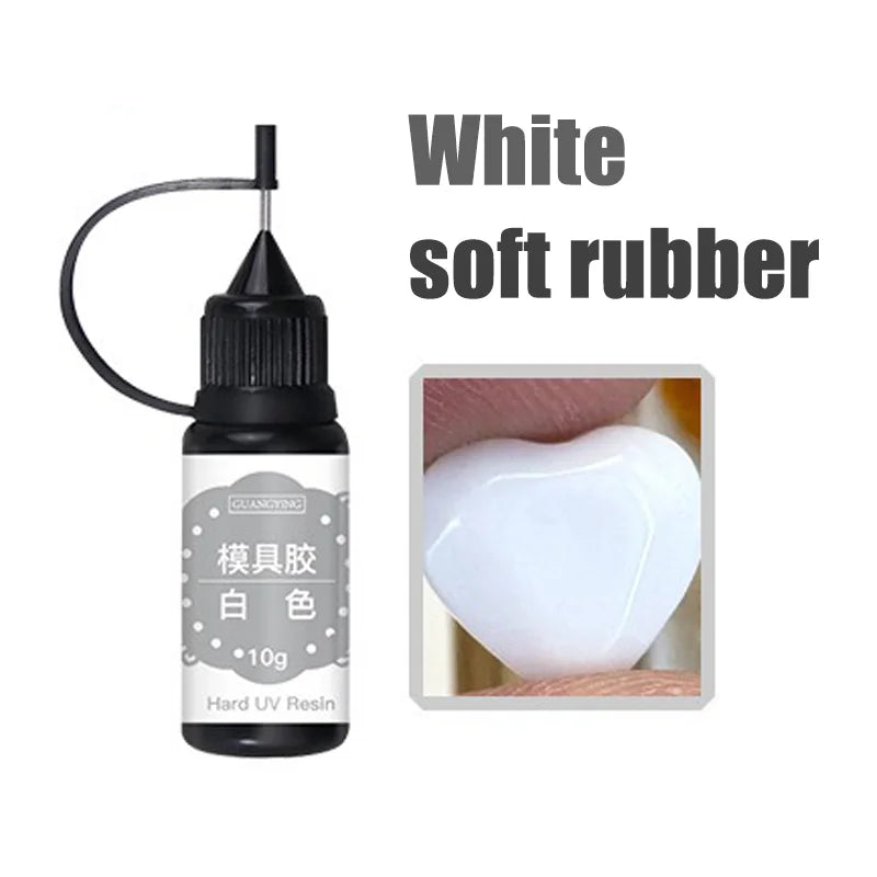3D Sculpting UV Nail Gel – Hard & Soft Carving Gel 10g 3D Nail Carving Gel PRIMED White-soft