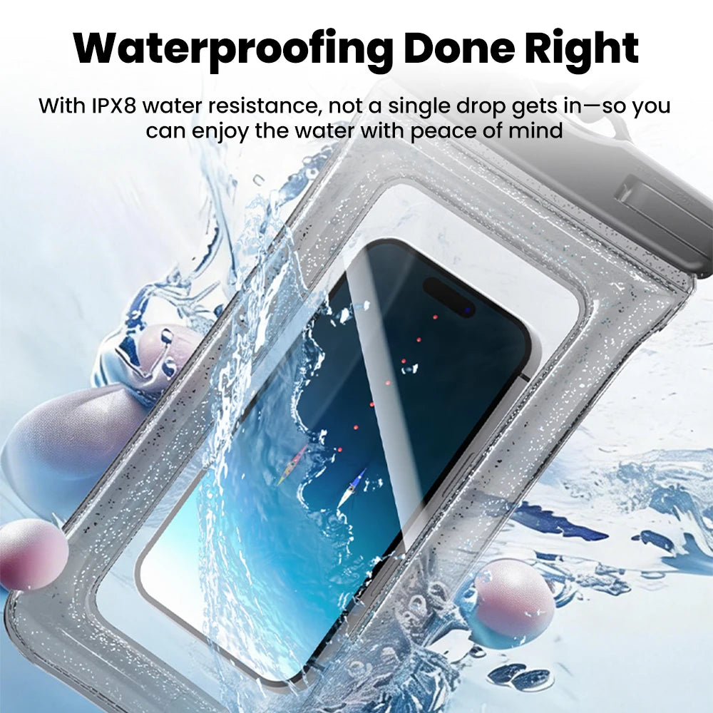 Waterproof Phone Pouch Bag – Swimming, Diving & Photos
