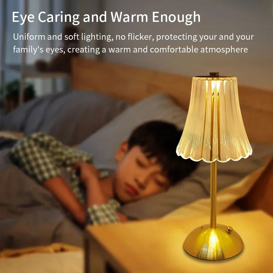 USB Rechargeable Touch LED Table Lamp | Dimmable Night Light LED Table Lamp PRIMED