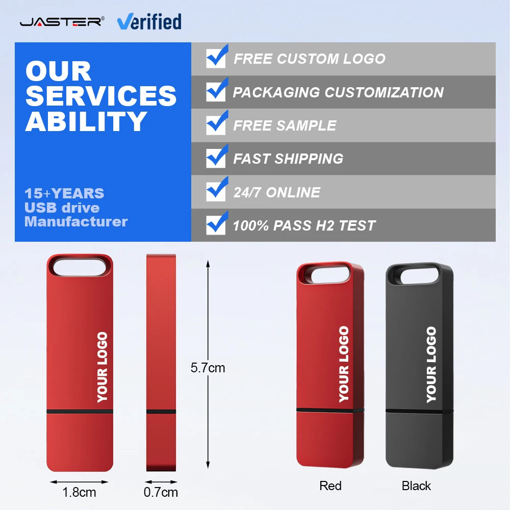 100-Pack Mini Metal USB Flash Drives 16–128GB | Custom Logo USB Flash Drive PRIMED