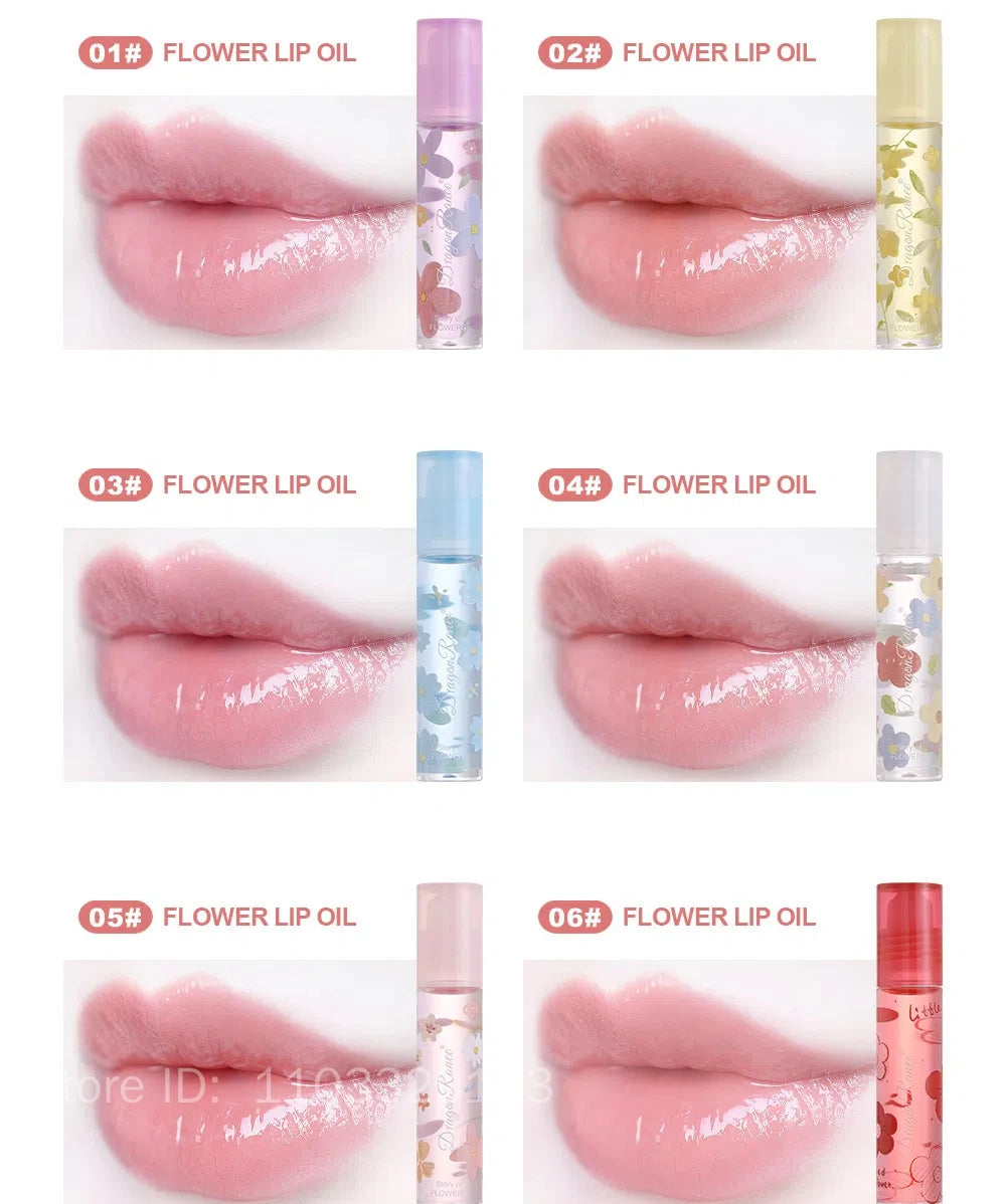 6-Pack Fruit Roll-On Lip Balm & Clear Lip Oil Gloss Set Lip Oil Gloss Set PRIMED