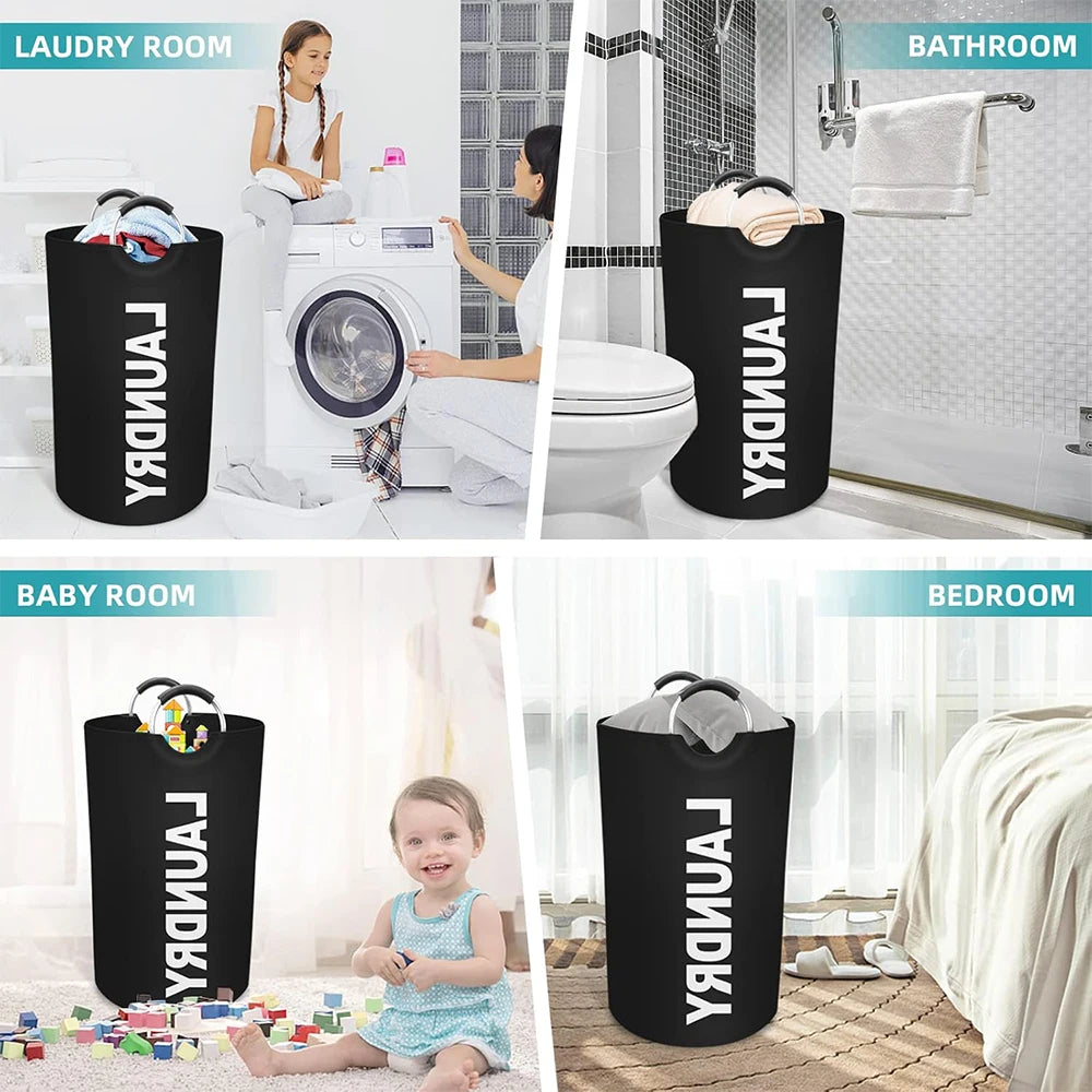 90L Collapsible Laundry Basket – Waterproof Foldable Hamper Laundry Hamper PRIMED