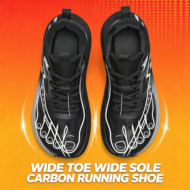 LETCOMFIT Wide Toe Box Running Shoes | Carbon Plate Sneakers Running Sneakers PRIMED