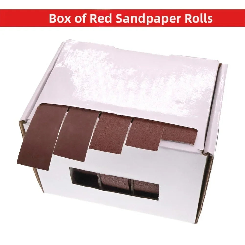 Pull-Out Sandpaper Roller with Flocked Backing | Woodworking