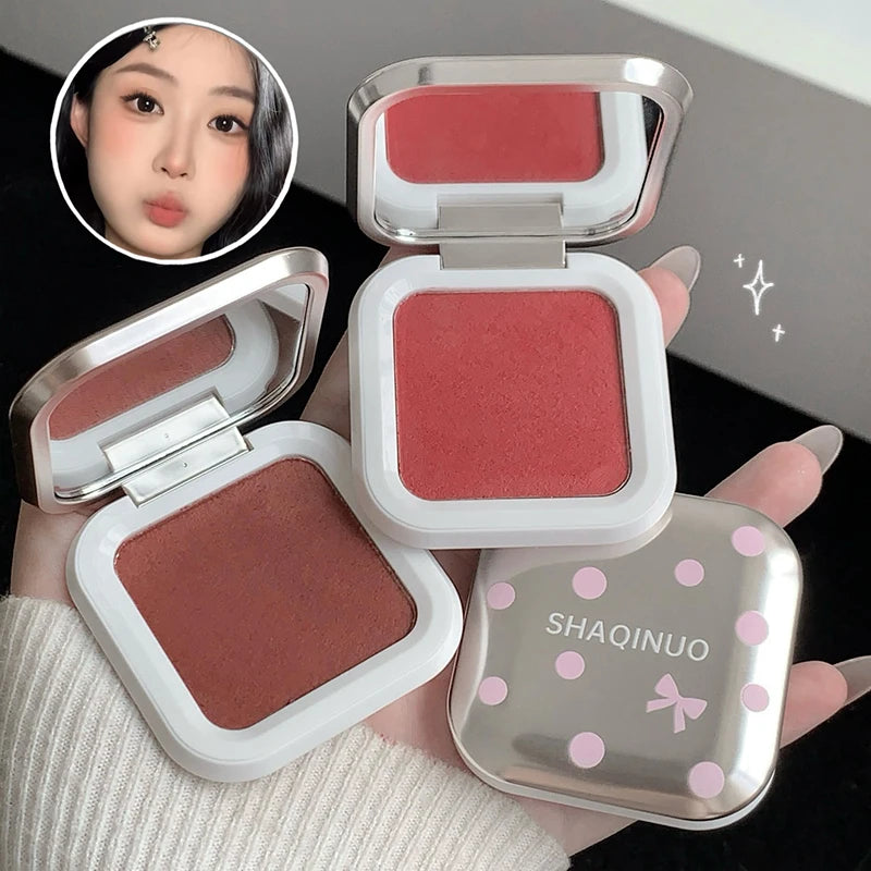 SHAQINUO Matte Blush Powder – Natural Cheek Tint 4 Shades