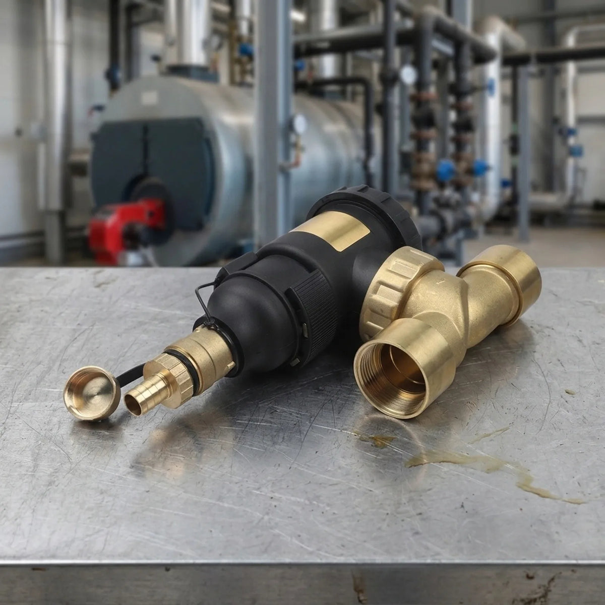 Boiler Dirt Filter Separator | Underfloor Heating Pre-Filter Heating System Filter PRIMED