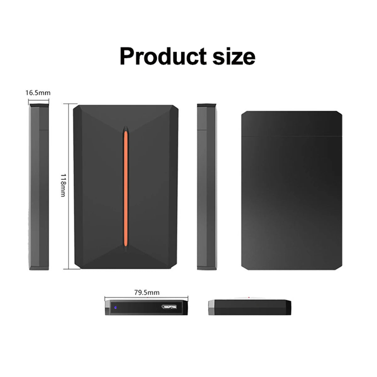 UTHAI USB 3.0 External 2.5" SATA Hard Drive Enclosure – 5Gbps