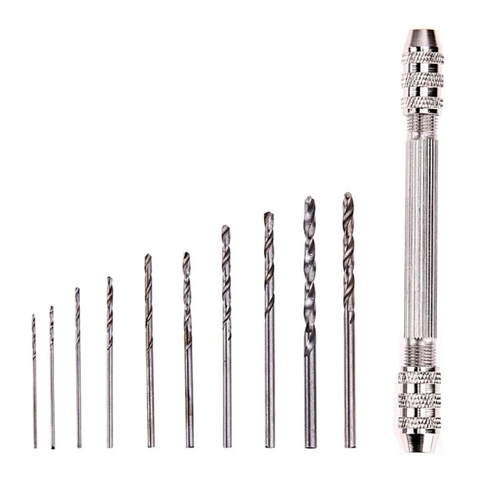 Mini Hand Drill 0.3–3.2mm | PCB, Jewelry & Craft Drill Tool